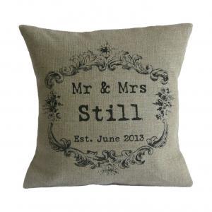 Personalised Vintage Style Mr & Mrs..
