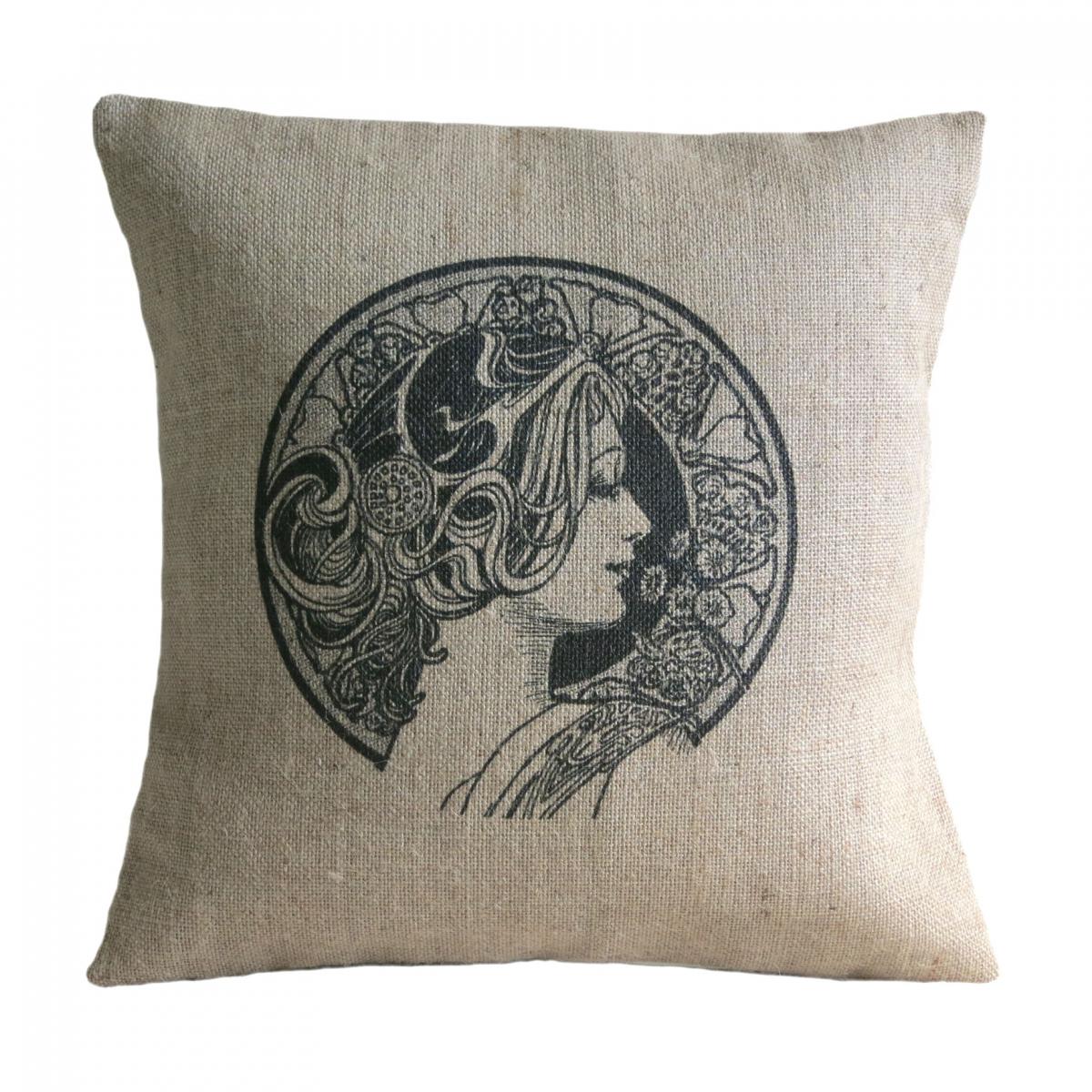 Art Nouveau Pillow Cover