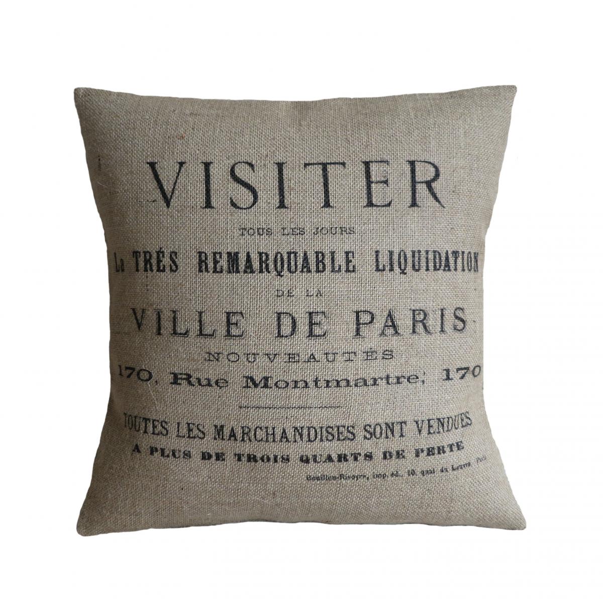 Ville De Paris Pillow Cover on Luulla